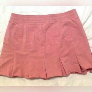 Express Y2K pink pleated mini skirt S